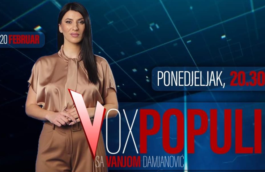 GLASAJTE ZA POBJEDNIKA DRUGE EMISIJE 'VOX POPULI'